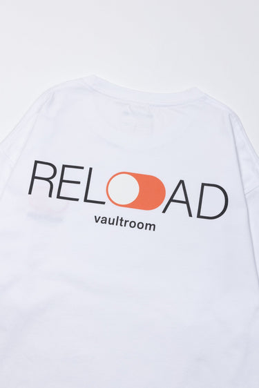 RELOAD TEE / WHITE - vaultroom 公式オンラインストア