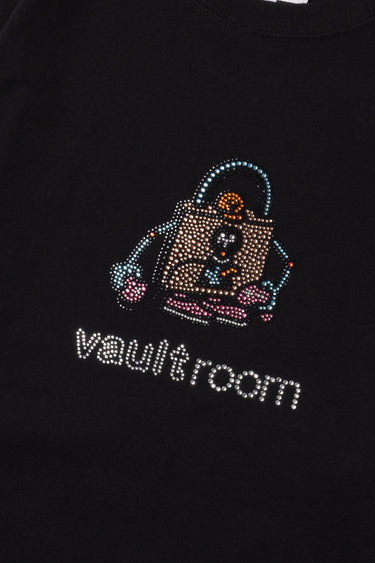 RHINESTONE LOGO TEE / BLK - vaultroom 公式オンラインストア