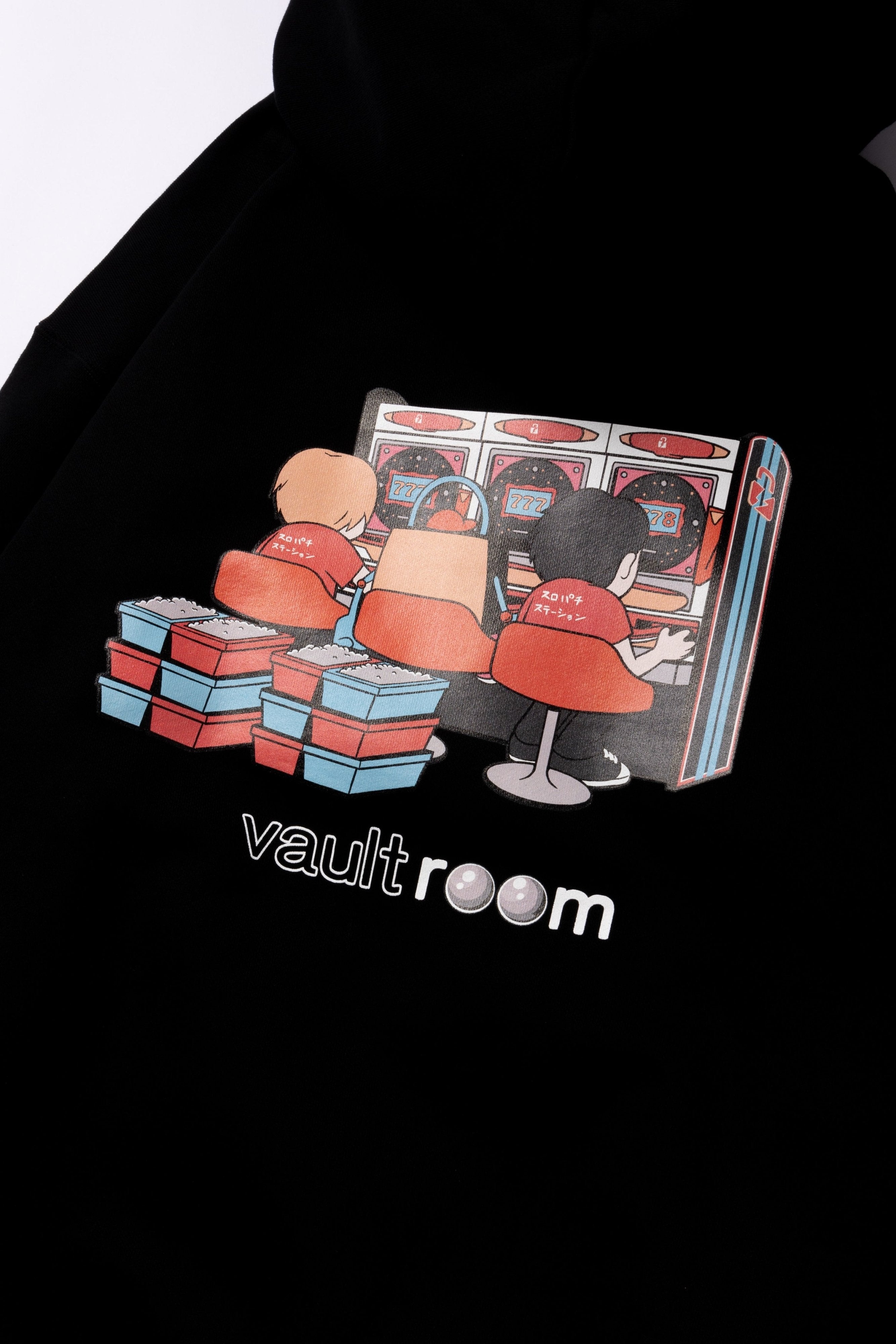 SLOPACHI STATION HOODIE / BLACK – vaultroom 公式オンラインストア
