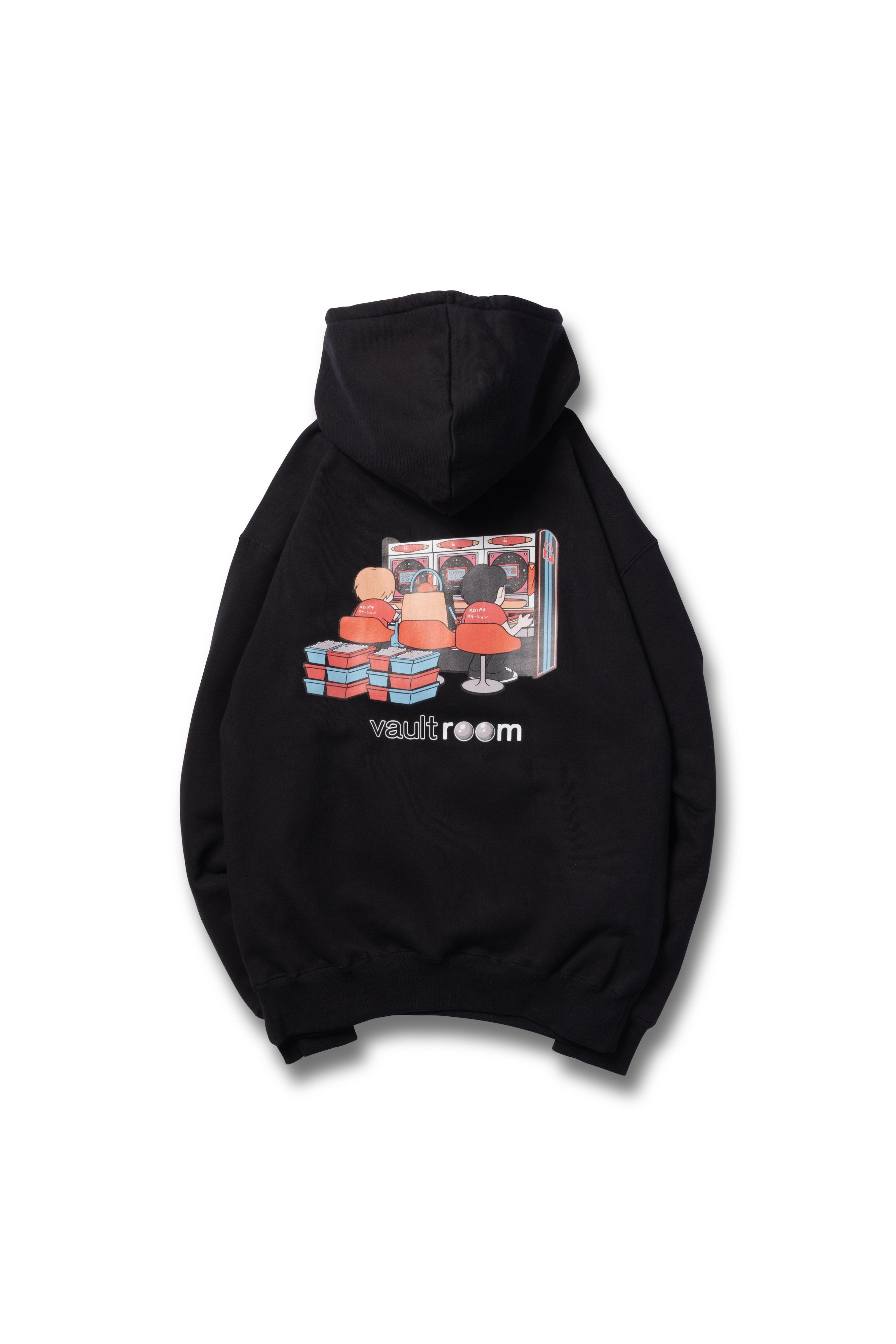 SLOPACHI STATION HOODIE / BLACK – vaultroom 公式オンラインストア