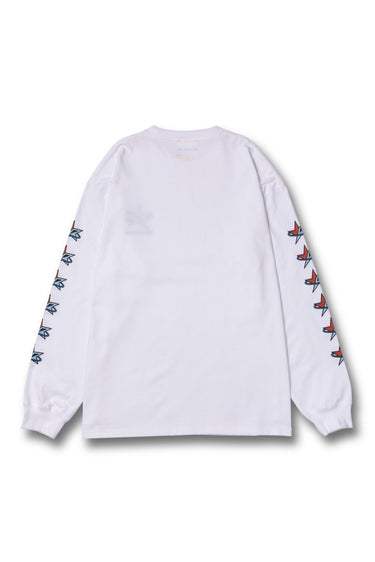 STAR LOGO L/S TEE / WHT - vaultroom 公式オンラインストア