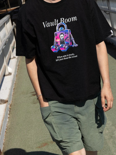 SUNSET TEE / BLACK - vaultroom 公式オンラインストア