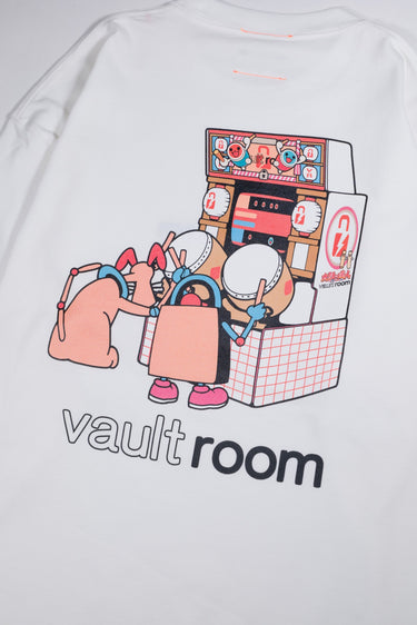 Taiko no Tatsujin L/S TEE / WHITE - vaultroom 公式オンラインストア