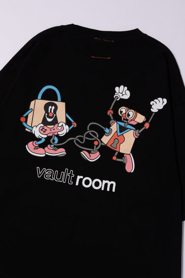 TANGLED CORD TEE / BLK - vaultroom 公式オンラインストア