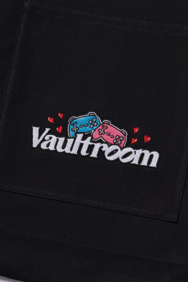 TWO PLAY CANVAS TOTE BAG / BLACK - vaultroom 公式オンラインストア