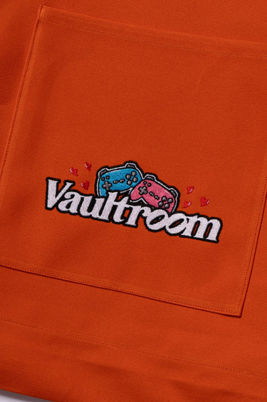 TWO PLAY CANVAS TOTE BAG / ORANGE - vaultroom 公式オンラインストア
