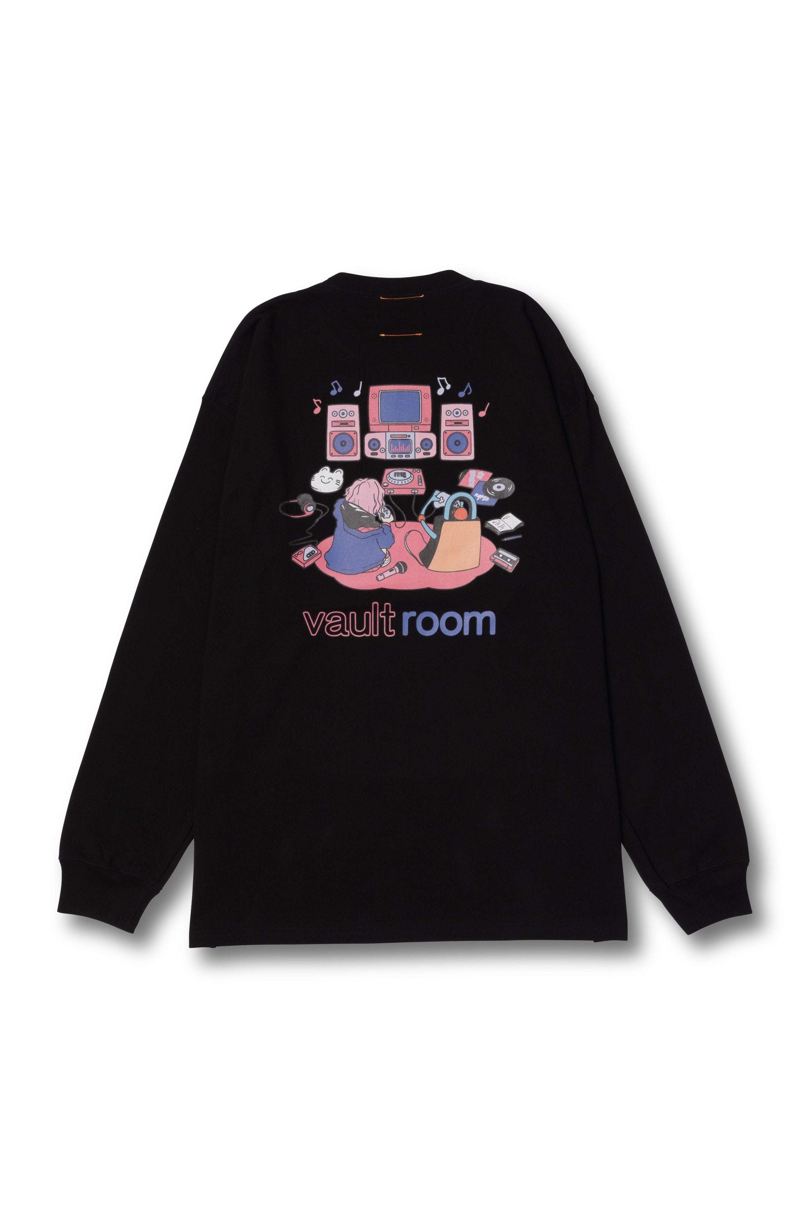 vault room nqrse Tシャツ BLACK 新品・未開封品 valtroom × nqrse L/S TEE / BLACK – vaultroom 公式オンラインストア