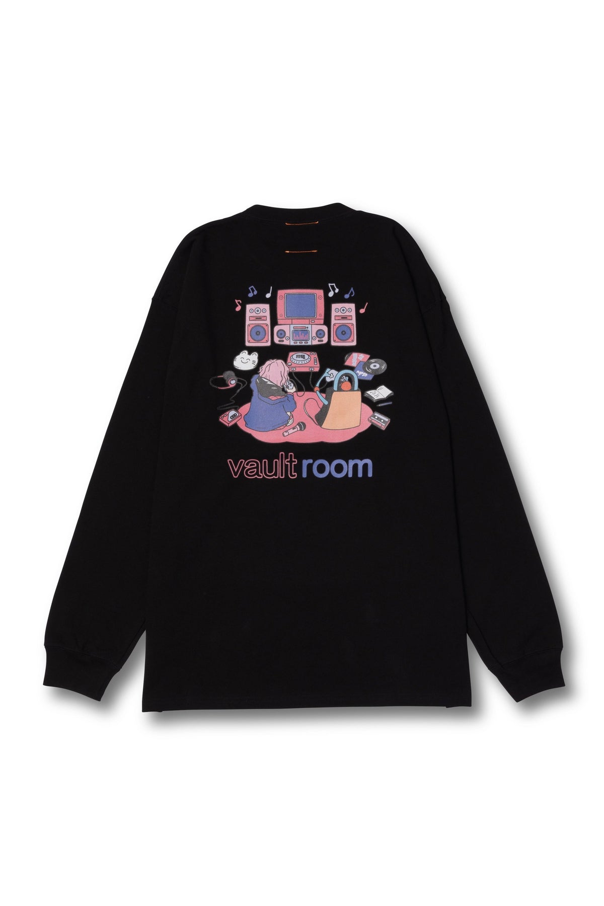 valtroom × nqrse L/S TEE / WHITE Eurostar Long Sleeve Work Shirt 