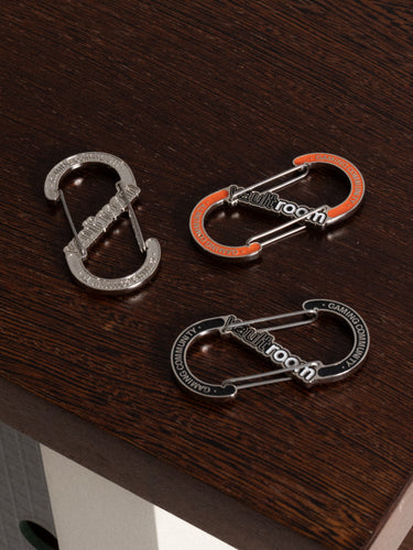 VAULTROOM LOGO CARABINER / BLACK