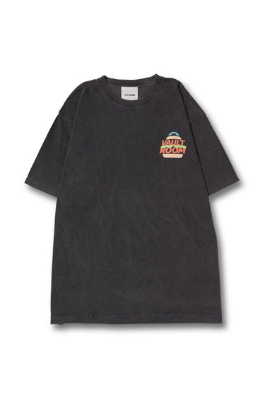 VAULTROOM BURGER LOGO TEE / CHARCOAL - vaultroom 公式オンラインストア