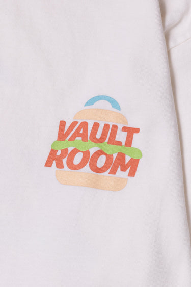 VAULTROOM BURGER LOGO TEE / OFF WHITE - vaultroom 公式オンラインストア