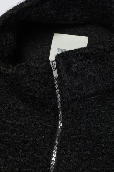 VAULTROOM HALF ZIP BOA JACKET / BLACK - vaultroom 公式オンラインストア
