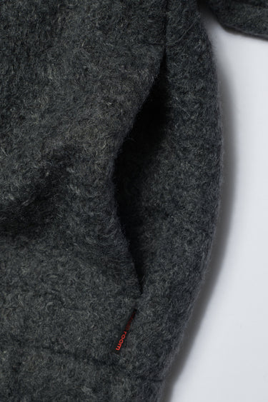VAULTROOM HALF ZIP BOA JACKET / CHARCOAL - vaultroom 公式オンラインストア