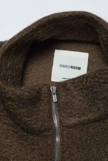 VAULTROOM HALF ZIP BOA JACKET / KHAKI - vaultroom 公式オンラインストア