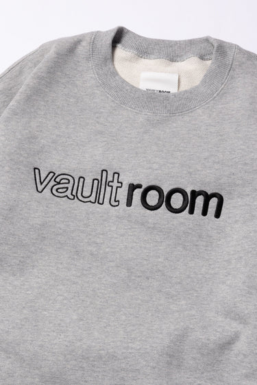 VAULTROOM LOGO CREWNECK / GREY - vaultroom 公式オンラインストア