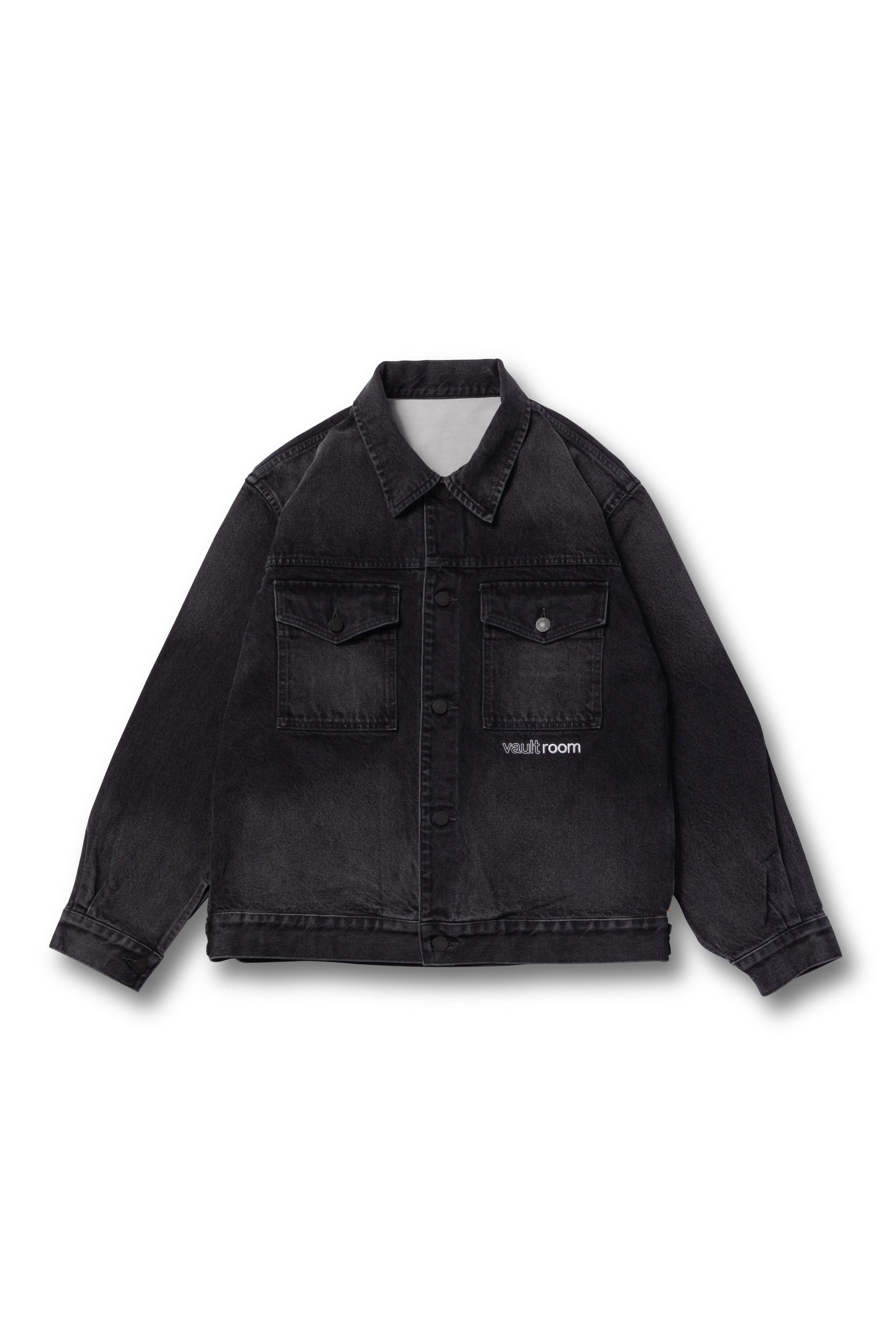 ジャケット・アウター vaultroom PEACEFUL DENIM SHIRT JACKET VAULTROOM LOGO DENIM JACKET / BLACK – vaultroom 公式オンラインストア
