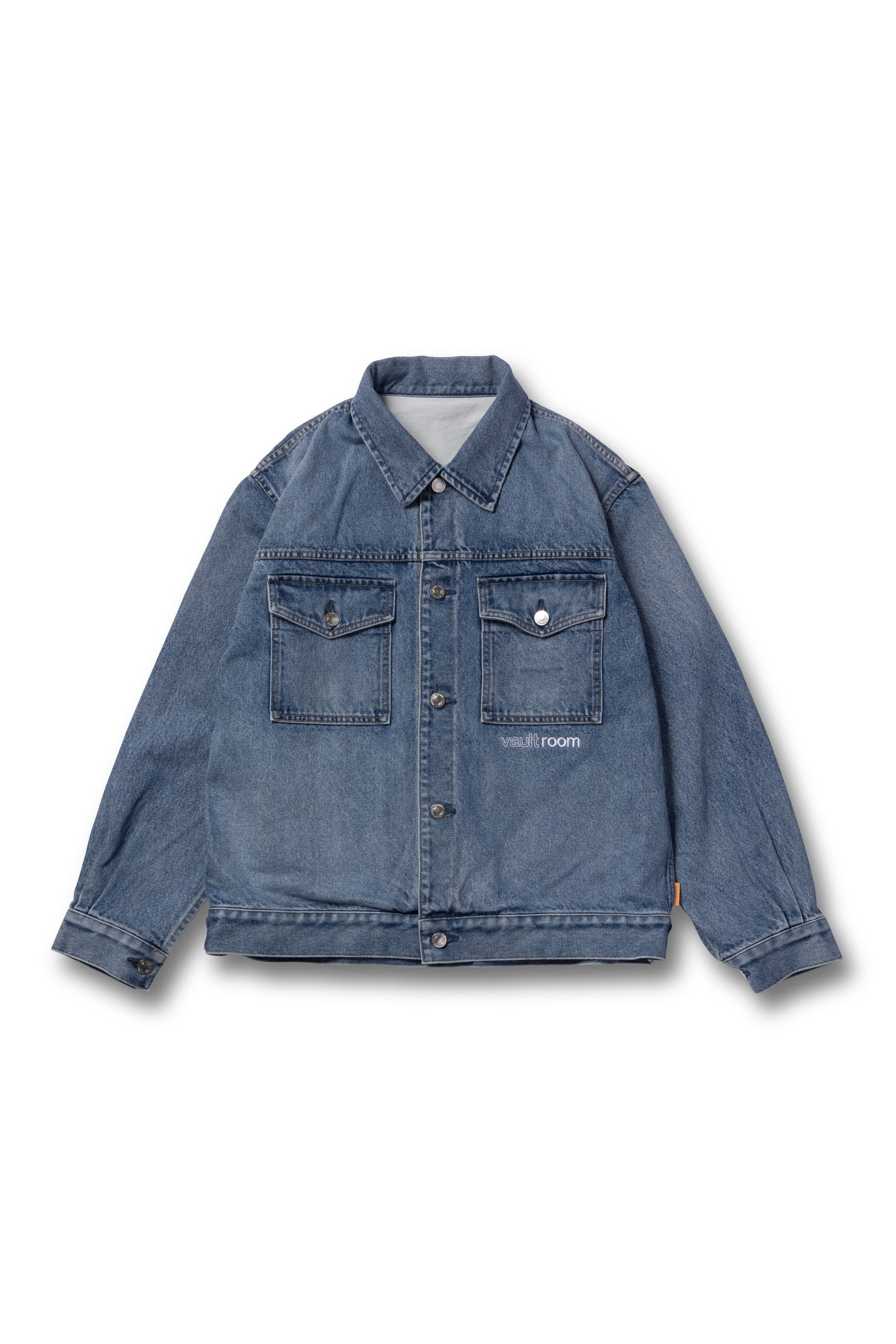 VAULTROOM LOGO DENIM JACKET / WASH BLUE – vaultroom 公式オンライン