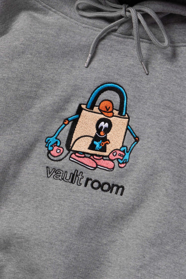 VAULTROOM LOGO WOMENS CROPPED HOODIE / GRY - vaultroom 公式オンラインストア