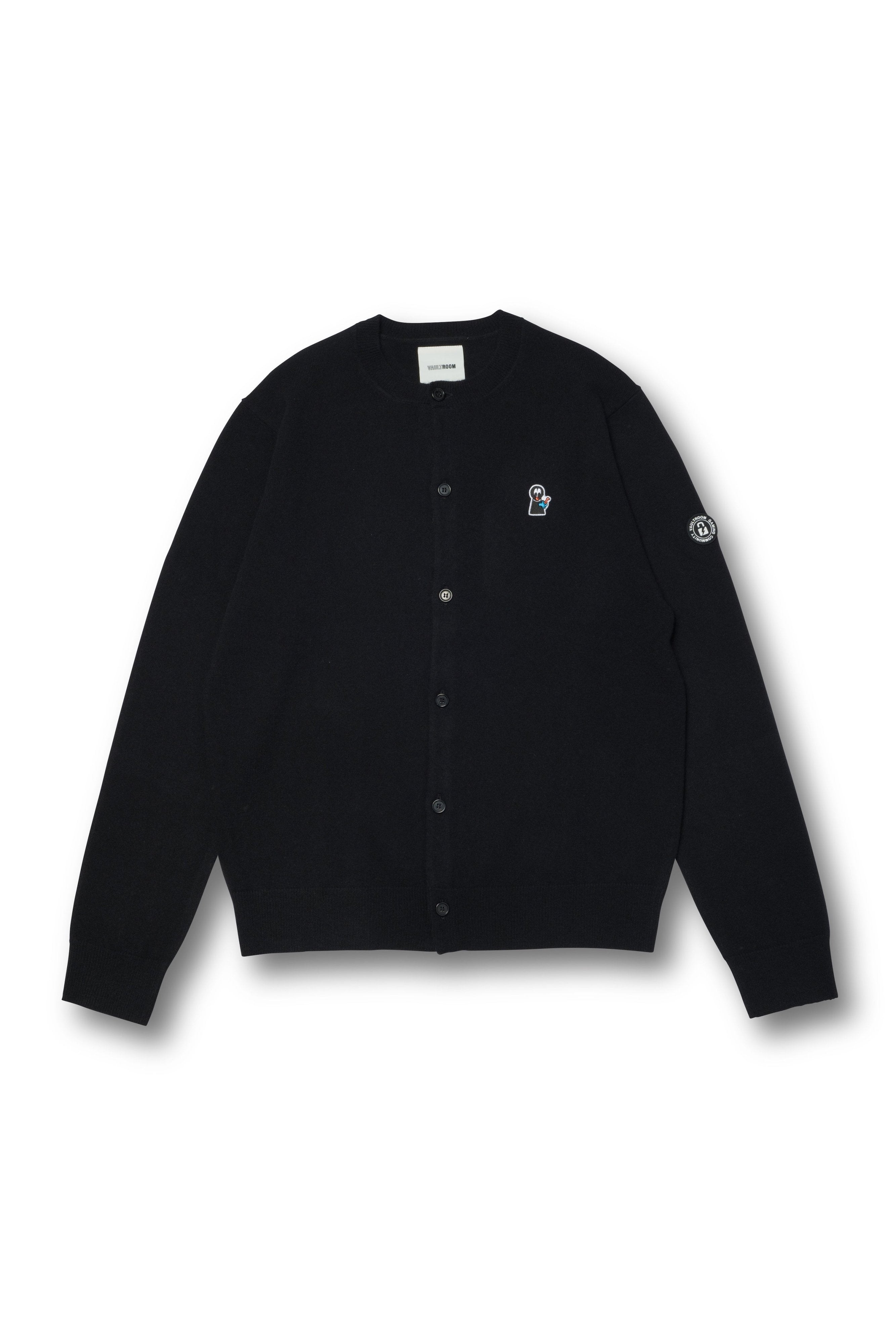 VAULTROOM ROUND NECK CARDIGAN BLACK Mサイズ VAULTROOM ROUND NECK CARDIGAN / BLACK – vaultroom 公式オンラインストア