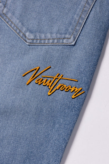 VAULTROOM SCRIPT LOGO JEAN - vaultroom 公式オンラインストア