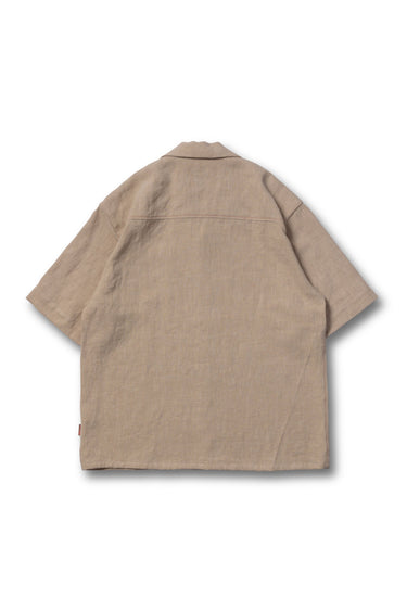 VGC OPEN COLLAR SHIRT / NATURAL - vaultroom 公式オンラインストア