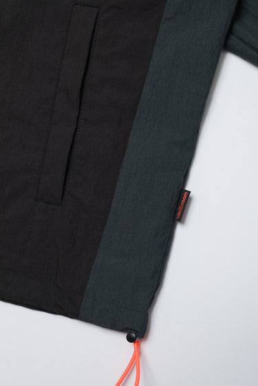 VGC PANELED TRACK JACKET / BLACK x CHARCOAL - vaultroom 公式オンラインストア