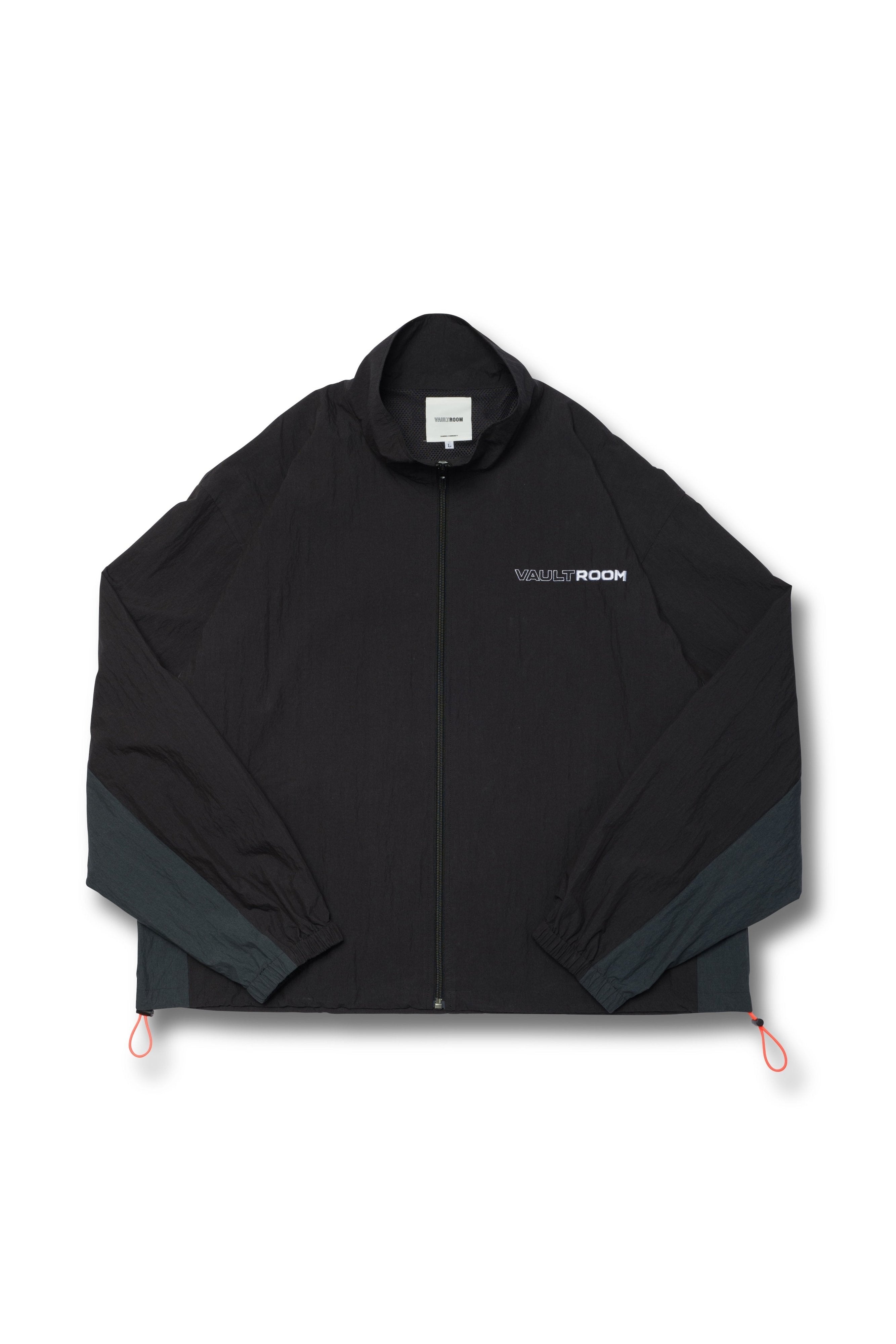 VGC PANELED TRACK JACKET / BLACK x CHARCOAL – vaultroom 公式