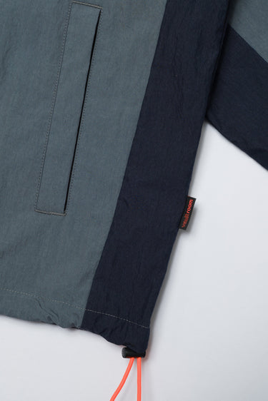 VGC PANELED TRACK JACKET / GRAY x NAVY - vaultroom 公式オンラインストア