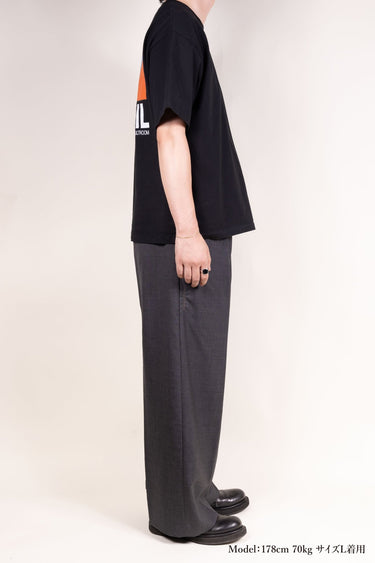 VGC WOOL WIDE SLACKS / DARK NAVY - vaultroom 公式オンラインストア