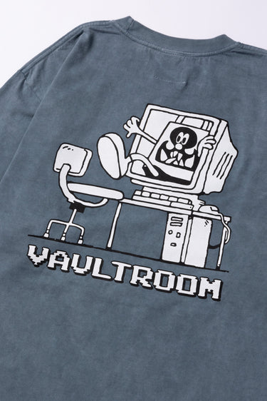 VIRUS DEVIL TEE / BLUE GREY - vaultroom 公式オンラインストア