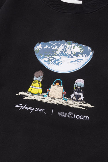 VR × CYBERPUNK CREWNECK / BLACK - vaultroom 公式オンラインストア