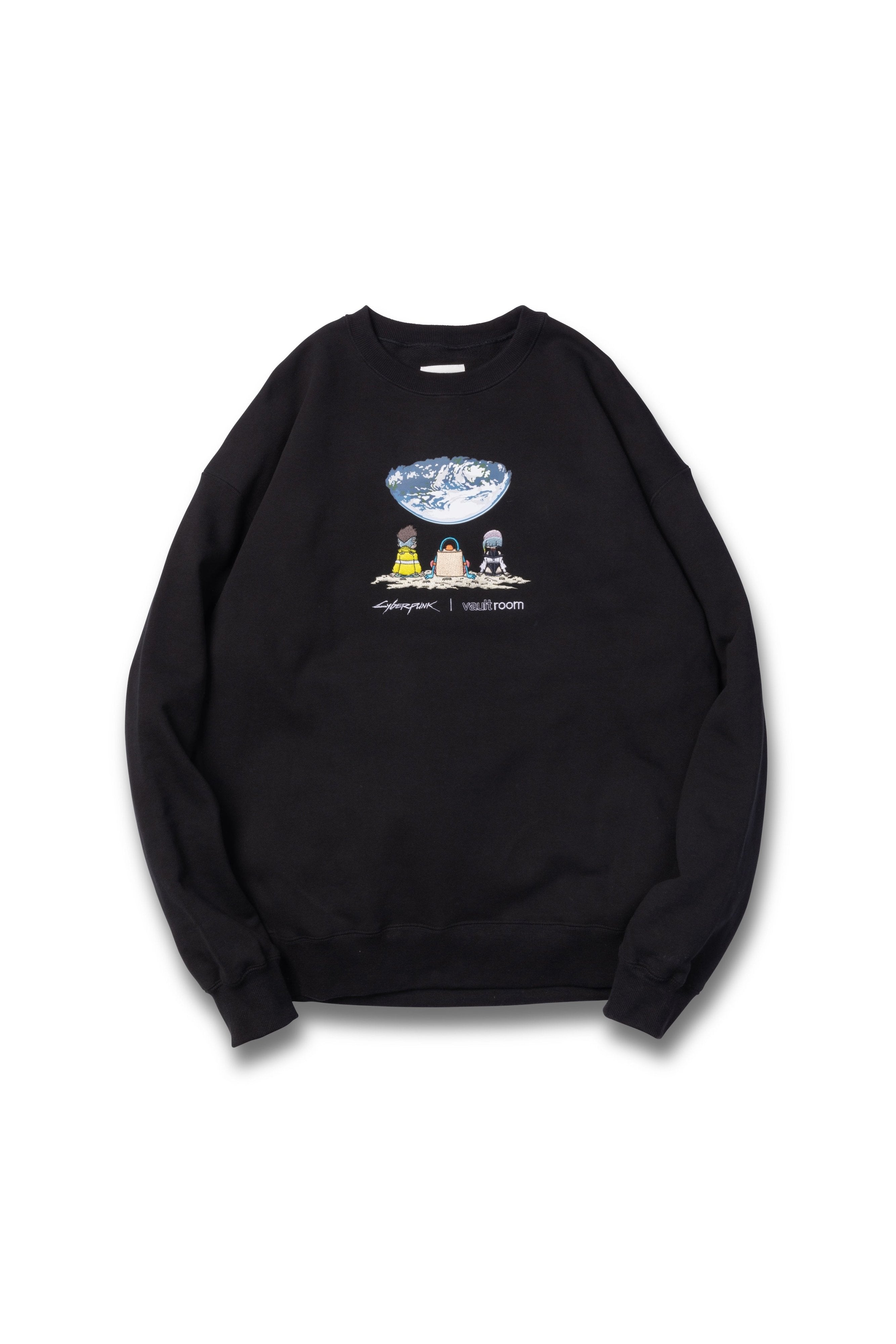 VAULTROOM ICON CREWNECK / BLACK Lサイズ VR × CYBERPUNK CREWNECK / BLACK – vaultroom 公式オンラインストア