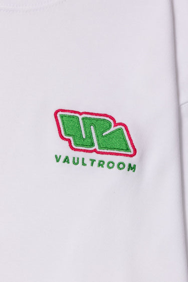VR LOGO TEE / WHT × GRN - vaultroom 公式オンラインストア