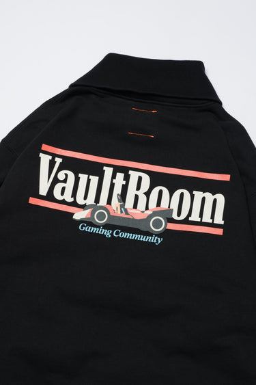 VR RACING HALF ZIP SWEAT / BLACK - vaultroom 公式オンラインストア