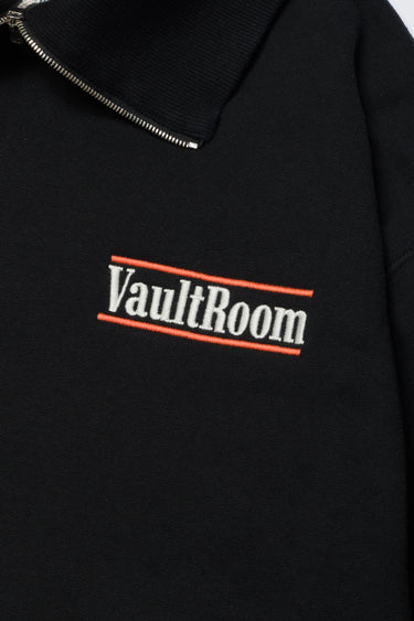 VR RACING HALF ZIP SWEAT / BLACK - vaultroom 公式オンラインストア