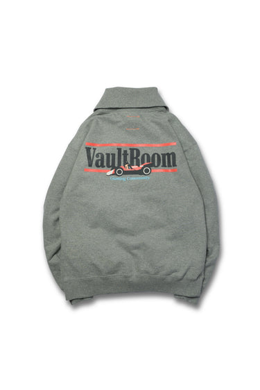 VR RACING HALF ZIP SWEAT / GRAY - vaultroom 公式オンラインストア
