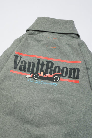 VR RACING HALF ZIP SWEAT / GRAY - vaultroom 公式オンラインストア