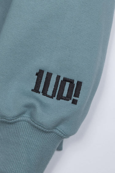 VR × ROCKMAN HOODIE / DUSTY BLUE - vaultroom 公式オンラインストア