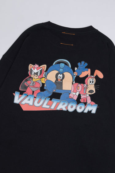 VR × ROCKMAN TEE / BLACK - vaultroom 公式オンラインストア