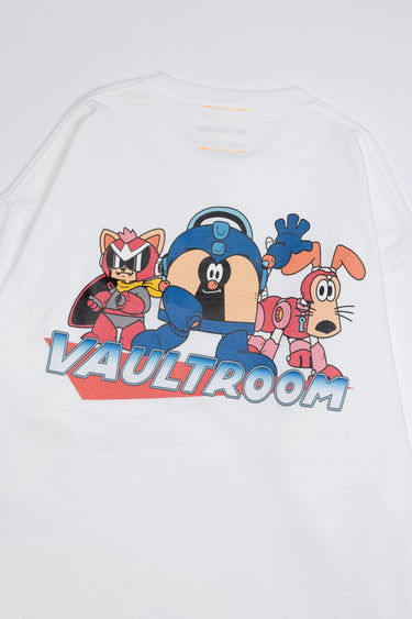 VR × ROCKMAN TEE / WHITE - vaultroom 公式オンラインストア