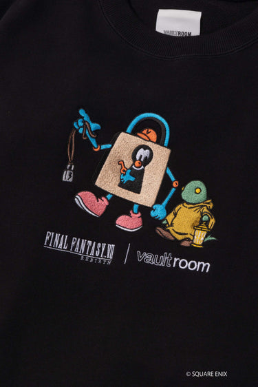 VR × TONBERRY CREWNECK 〈FFVII REBIRTH × vaultroom〉 / BLK - vaultroom 公式オンラインストア
