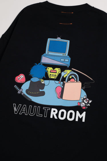 VR × VANILLA TEE / BLACK - vaultroom 公式オンラインストア