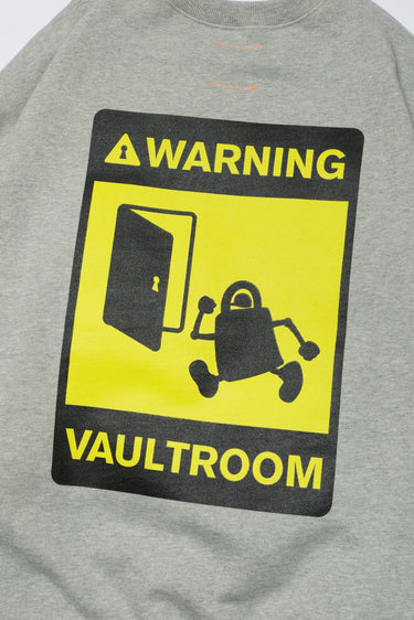 WARNING CREWNECK / GRAY - vaultroom 公式オンラインストア