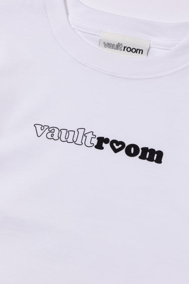 【Women's】HEART LOGO CROPPED TEE / WHT - vaultroom 公式オンラインストア