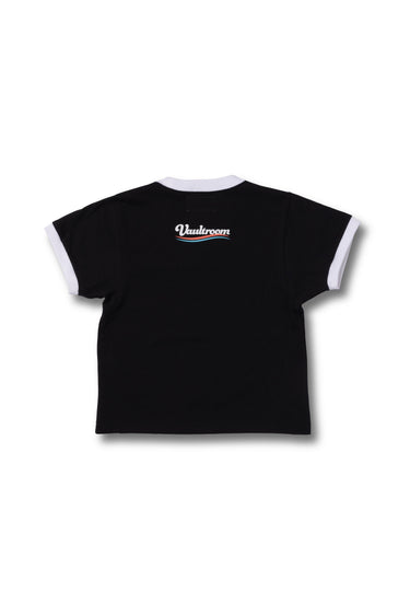 【Women's】KEY LOGO TRIM TEE / BLK×WHT - vaultroom 公式オンラインストア