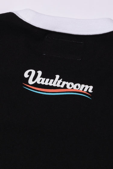 【Women's】KEY LOGO TRIM TEE / BLK×WHT - vaultroom 公式オンラインストア