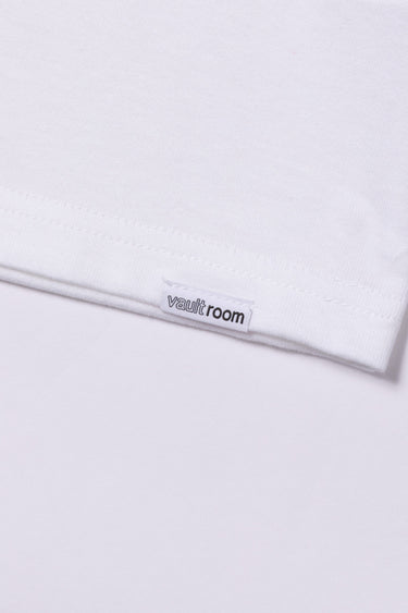 【Women's】KEY LOGO TRIM TEE / WHT×NVY - vaultroom 公式オンラインストア