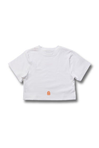 【Women's】SIGNATURE MINI CROPPED TEE / WHT - vaultroom 公式オンラインストア