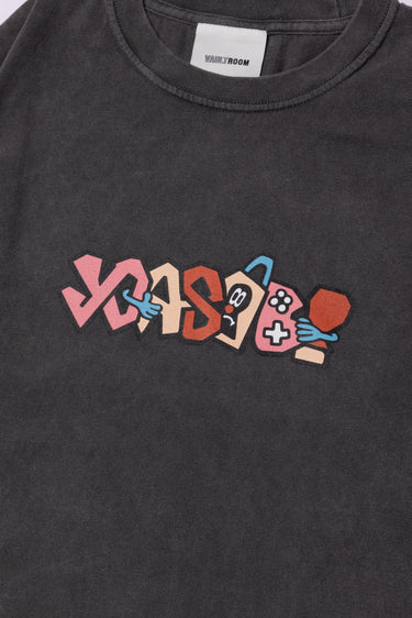 YOASOBI × vaultroom TEE "WANDARA" / CHARCOAL - vaultroom 公式オンラインストア