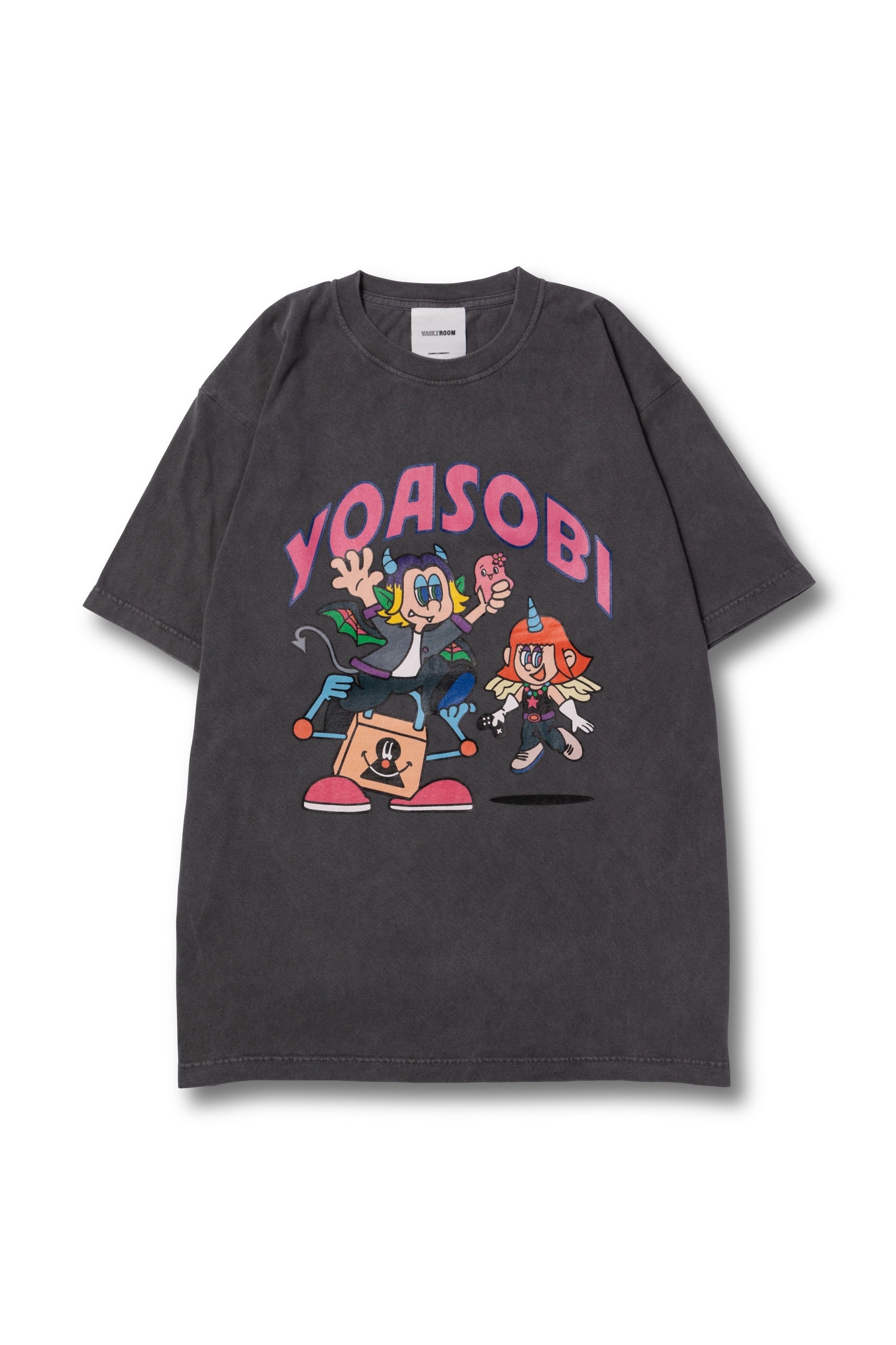YOASOBI ワンダラ vaultroom Tシャツ Mサイズ チャコール YOASOBI × vaultroom TEE 